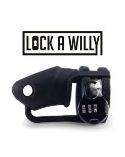 Lock-a-Willy Cage De Chasteté Lock A Willy 11 X 3cm Noire