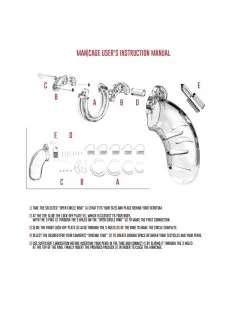 Cage De Chasteté ManCage Modèle 04 11 X 3.5 Cm Transparente 8 Cage De Chasteté ManCage Modèle 04 11 X 3.5 Cm Transparente -Sextoys boutique cage de chastete mancage modele 04 11 x 35 cm transparente 3
