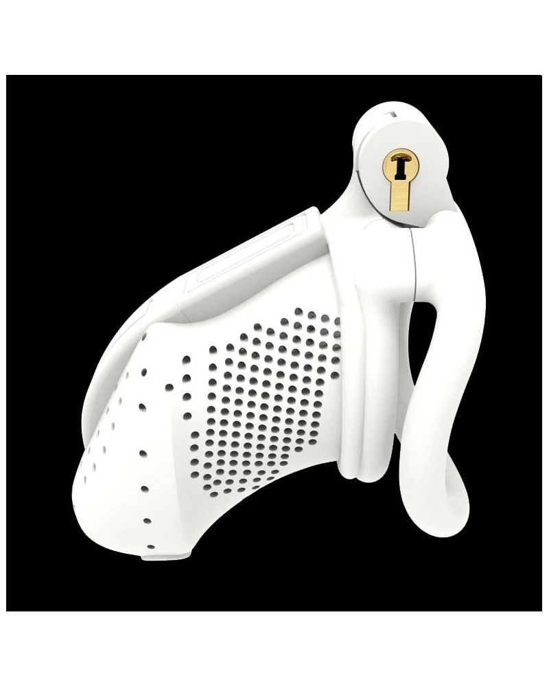 Cocklock Cage De Chasteté Maspia 8 X 3.3cm Blanc 1 Cocklock Cage De Chasteté Maspia 8 X 3.3cm Blanc