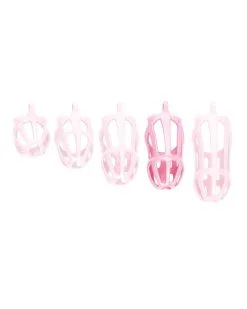 Cocklock Cage De Chasteté Netty XL 10 X 4cm Rose -Sextoys boutique cage de chastete netty xl 10 x 4cm rose 2