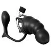 Anal Fantasy Cage De Chasteté + Plug Cock Blocker 12.5 X 4.5 Cm