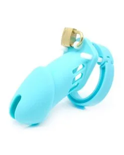 Generique Cage De Chasteté Silicone Bran 9 X 3cm Bleue