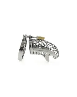 Generique Cage De Chastete Snake Head 7.5 X 3.2 Cm Taille 47 Mm
