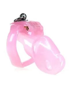 La Boutique Du Hard Cage De Chastete Stop This 9 X 3cm Rose Taille 40 Mm