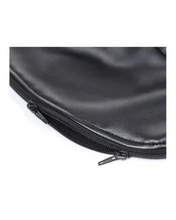 Generique Cagoule Double Layer Simili Noire 11 Generique Cagoule Double Layer Simili Noire -Sextoys boutique cagoule double layer simili noire 4