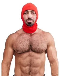 Mr. B Cagoule En Lycra Mister B Rouge -Sextoys boutique cagoule en lycra mister b rouge 2