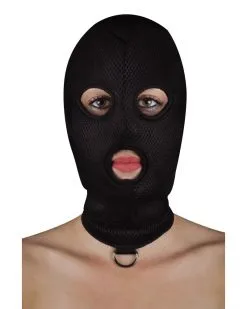 Ouch! Cagoule Extreme Mesh Balaclave With D-Ring