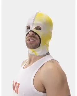 Barcode Berlin Cagoule Kiro Blanc-Noir-Jaune 8 Barcode Berlin Cagoule Kiro Blanc-Noir-Jaune -Sextoys boutique cagoule kiro blanc noir jaune 2