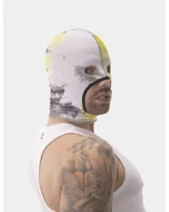 Barcode Berlin Cagoule Kiro Blanc-Noir-Jaune 9 Barcode Berlin Cagoule Kiro Blanc-Noir-Jaune -Sextoys boutique cagoule kiro blanc noir jaune 3