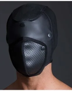 665 Cagoule Neo Bondage Neoprene Noire Taille L/XL -Sextoys boutique cagoule neo bondage neoprene noire 11