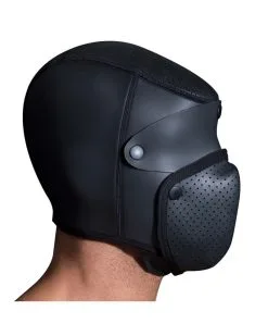 665 Cagoule Neo Bondage Neoprene Noire Taille L/XL