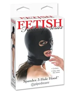 Fetish Fantasy Series Cagoule Noire Avec 3 Ouvertures 7 Fetish Fantasy Series Cagoule Noire Avec 3 Ouvertures -Sextoys boutique cagoule noire avec 3 ouvertures 2