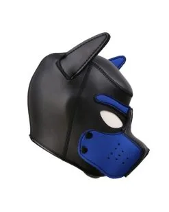 Kinky Puppy Cagoule PUPPY Neoprène Bleu -Sextoys boutique cagoule puppy neoprene bleu 3