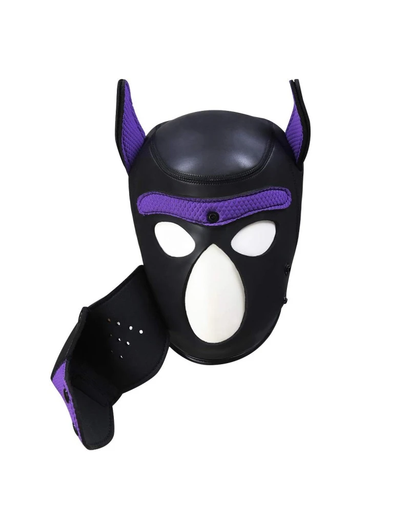 Kinky Puppy Cagoule PUPPY Néoprène Violet 3 Kinky Puppy Cagoule PUPPY Néoprène Violet – Image 3