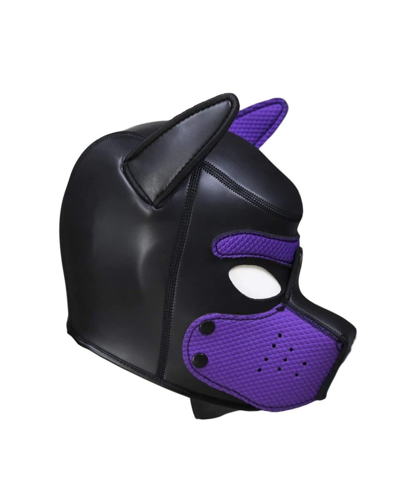 Kinky Puppy Cagoule PUPPY Néoprène Violet 4 Kinky Puppy Cagoule PUPPY Néoprène Violet – Image 4