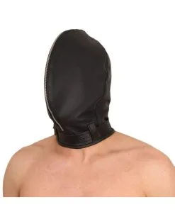 The Red Cagoule Sensorielle En Cuir No Sensor Noir