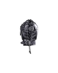 Generique Cagoule Sensory Masked Simili Noire -Sextoys boutique cagoule sensory masked simili noire 2
