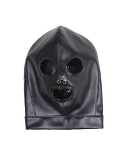 Generique Cagoule SM 3 Holes Et Noise 11 Generique Cagoule SM 3 Holes Et Noise -Sextoys boutique cagoule sm 3 holes et noise 4