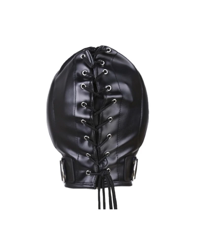 Generique Cagoule Thicker Ear Simili Noir 2 Generique Cagoule Thicker Ear Simili Noir – Image 2