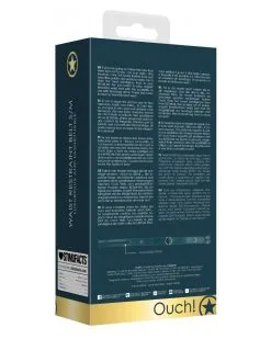 Ouch! Halo Ceinture Restraint Belt Bleue Taille L/XL -Sextoys boutique ceinture restraint belt bleue 4