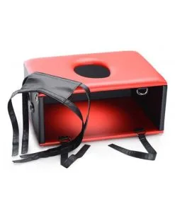 Master Series Chaise Facesitting Queening/Kinging Noir-Rouge -Sextoys boutique chaise facesitting queening kinging noir rouge 2