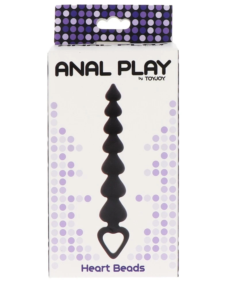 Toy Joy Chapelet Anal Heart Beads 18 X 3.4cm 2 Toy Joy Chapelet Anal Heart Beads 18 X 3.4cm – Image 2