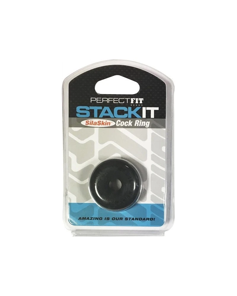 Perfect Fit Cock Ring Stack It Noir 2 Perfect Fit Cock Ring Stack It Noir – Image 2