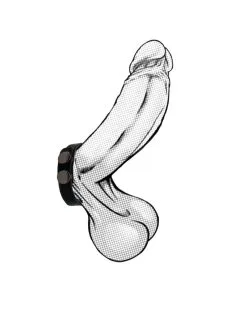 Boneyard Cock Strap En Silicone Rouge -Sextoys boutique cock strap en silicone rouge 3