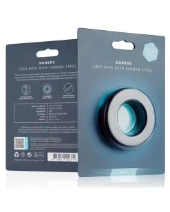 Boners Cockring Carbon Steel Noir -Sextoys boutique cockring carbon steel noir 3