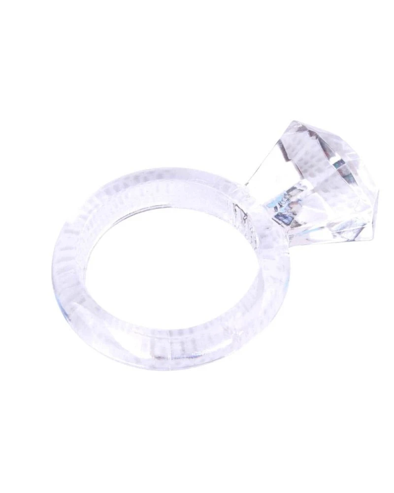 Chisa Novelties Cockring Diamond Ring Transparent 4 Chisa Novelties Cockring Diamond Ring Transparent – Image 4