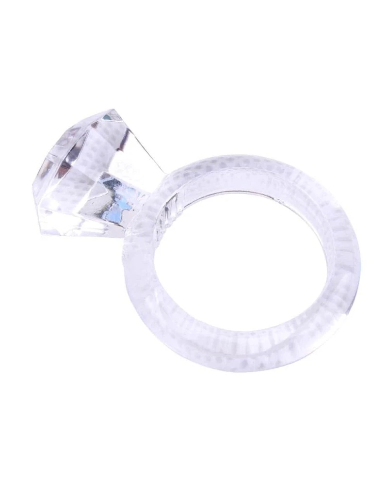 Chisa Novelties Cockring Diamond Ring Transparent 5 Chisa Novelties Cockring Diamond Ring Transparent – Image 5
