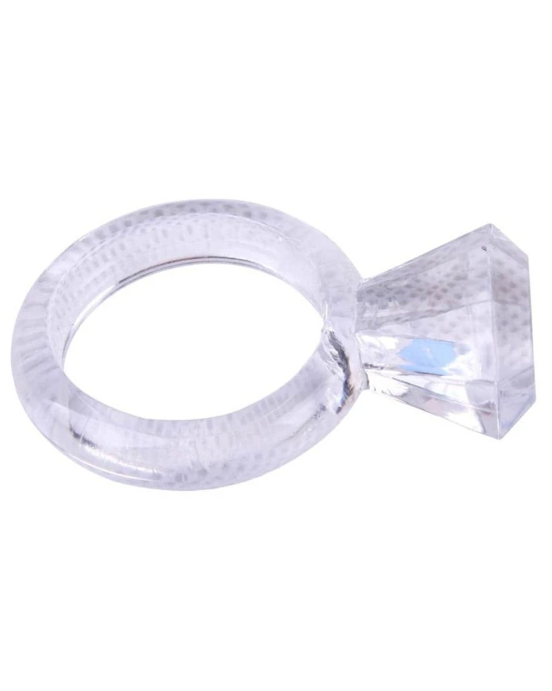 Chisa Novelties Cockring Diamond Ring Transparent 1 Chisa Novelties Cockring Diamond Ring Transparent