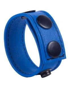 The Red Cockring En Cuir Cocky Bleu