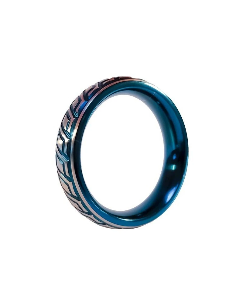 Generique Cockring En Metal Blue Wave Taille 55 Mm 1 Generique Cockring En Metal Blue Wave Taille 55 Mm