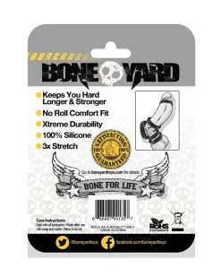 Cockring En Silicone BoneYard Taille 35 Mm -Sextoys boutique cockring en silicone boneyard 21