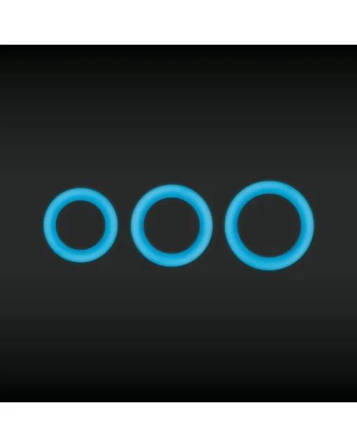 Cockring Fluo Firefly Bleu Taille 40 Mm -Sextoys boutique cockring fluo firefly bleu 4