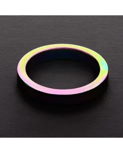Triune Cockring Rainbow Metal 8mm Taille 40 Mm -Sextoys boutique cockring rainbow metal 8mm 10