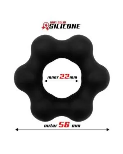 Beast Rings Cockring Silicone Star Round 22mm -Sextoys boutique cockring silicone star round 22mm 2