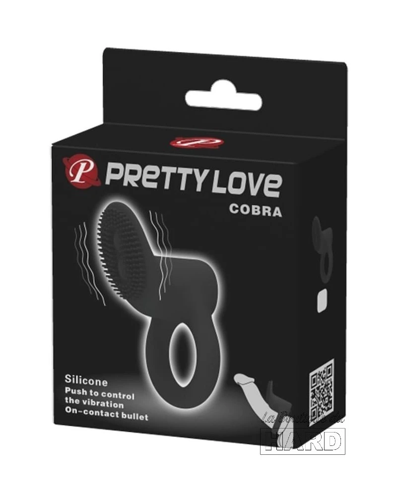 Cockring Vibrant Cobra Pretty Love One Push 2 Cockring Vibrant Cobra Pretty Love One Push – Image 2