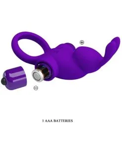 Cockring Vibrant Dick Rabbit Pretty Love 30mm Violet -Sextoys boutique cockring vibrant dick rabbit pretty love 30mm violet 4