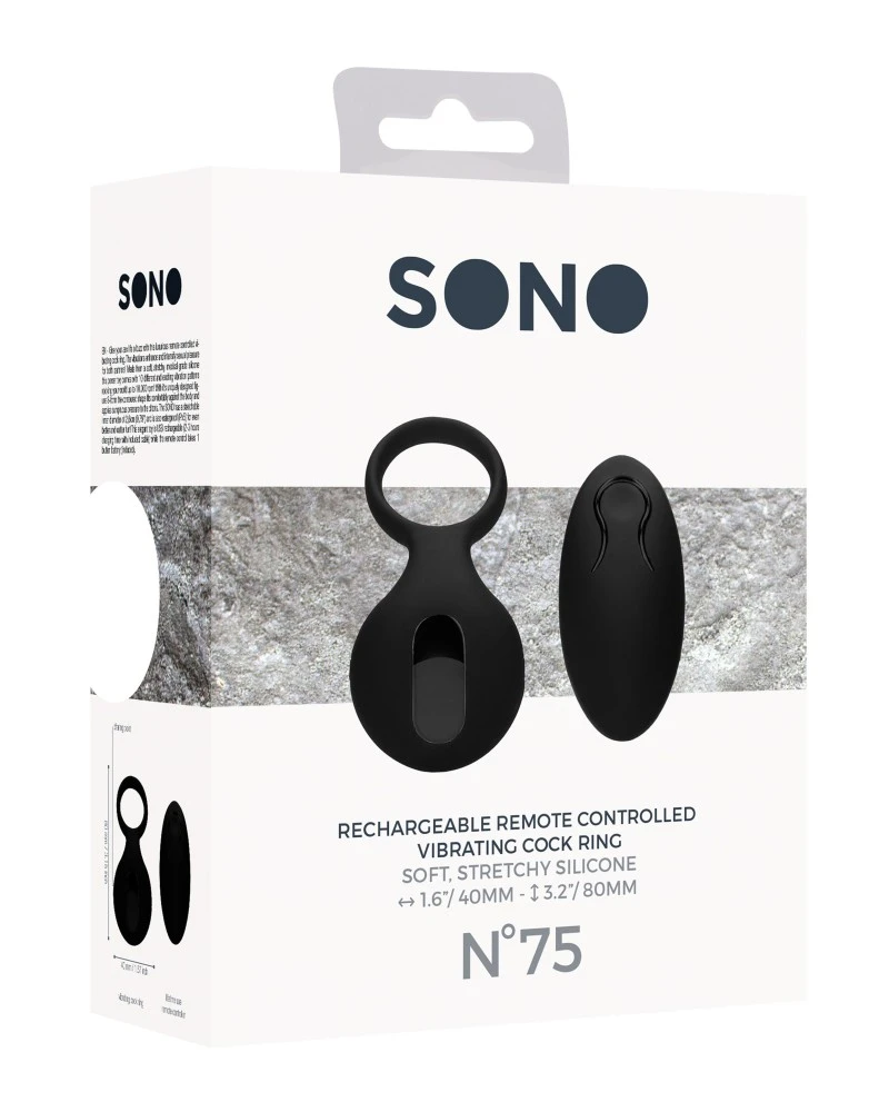 Sono Cockring Vibrant N°75 Avec Télécommande 28mm 2 Sono Cockring Vibrant N°75 Avec Télécommande 28mm – Image 2