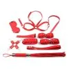 Generique Coffret Bondage SM Obedience 10 Pièces Rouge