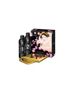Shunga Coffret De Masage Corps à Corps - Vin Pétillant à La FRAISE 200ml