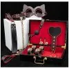 Generique Coffret SM Bondage 8 Pièces Noir-Rouge