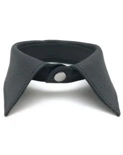 The Red COL DE CHEMISE CUIR