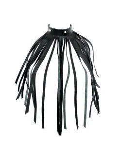 The Red Collier Avec Franges En Cuir 6 The Red Collier Avec Franges En Cuir -Sextoys boutique collier avec franges en cuir 2