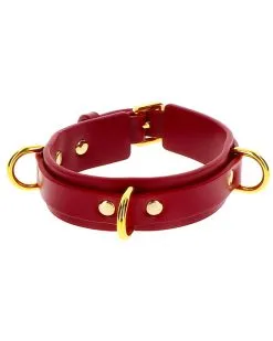 Collier D-Ring Taboom Rouge