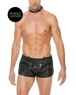 Ouch! Harness Collier Deluxe Bondage Noir-Rouge -Sextoys boutique collier deluxe bondage noir rouge 3