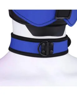 Kinky Puppy Collier En Néoprène Bleu 7 Kinky Puppy Collier En Néoprène Bleu -Sextoys boutique collier en neoprene bleu 2