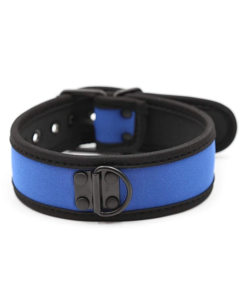 Kinky Puppy Collier En Néoprène Bleu 1 Kinky Puppy Collier En Néoprène Bleu